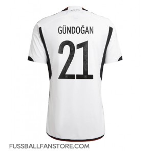 Deutschland Ilkay Gundogan #21 Replik Heimtrikot WM 2022 Kurzarm